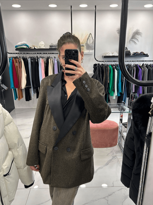 Blazer laminato 