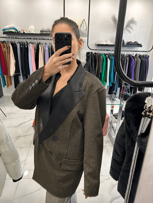 Blazer laminato 