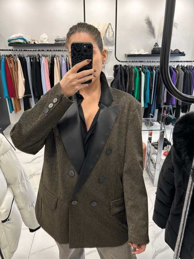 Blazer laminato 